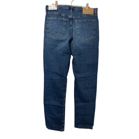 Eddie Bauer Mens H2O Low Flex Fleece Lined Jeans Size 34x34 Blue Insulated NWT - Picture 2 of 9